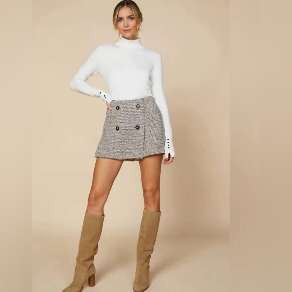 Herringbone Skort - Size M